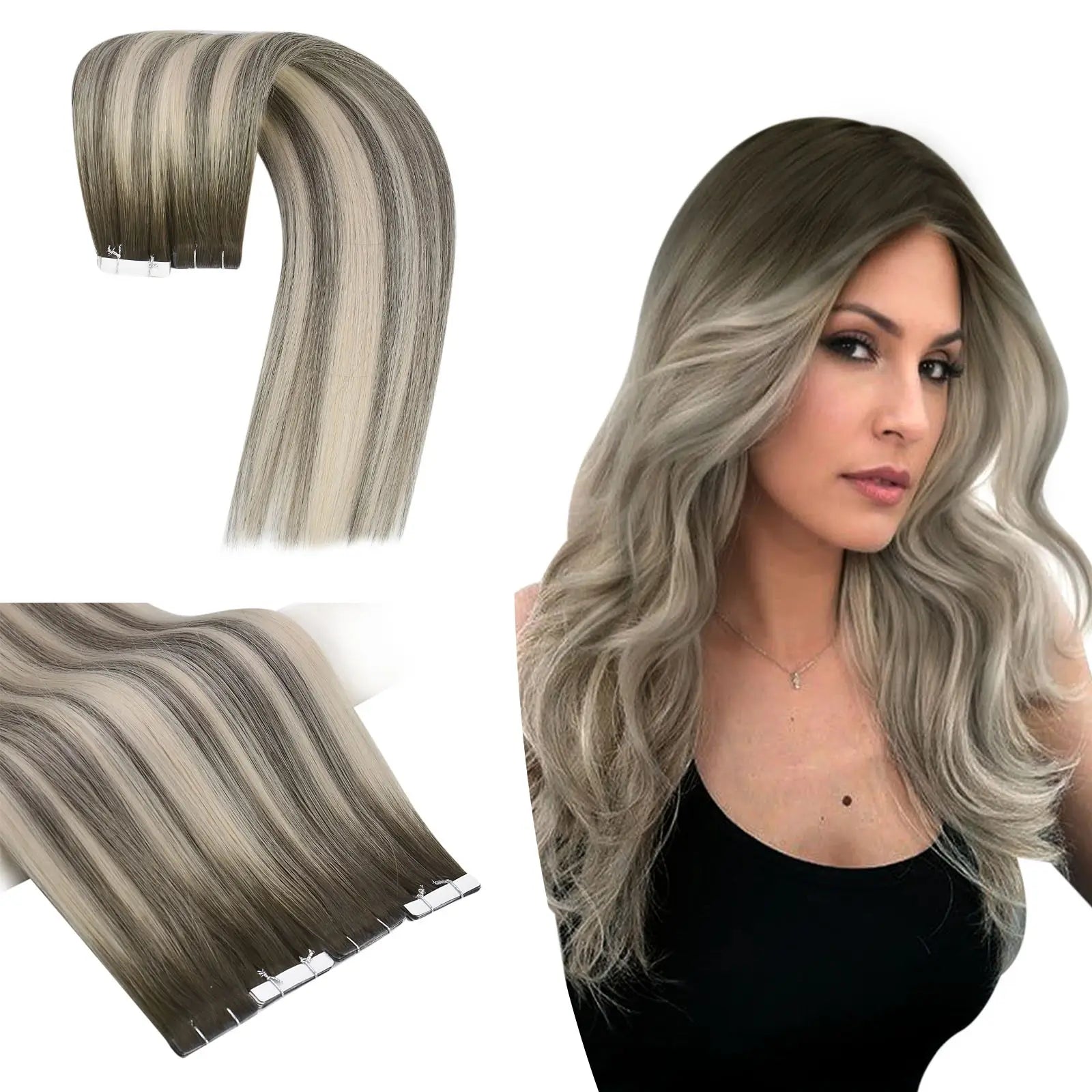 High quality tape hair extensions that last a long time