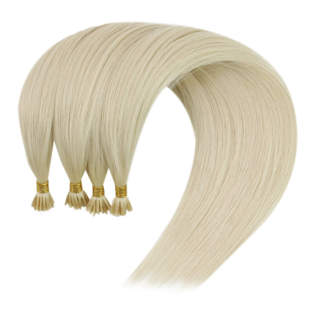 Hair Extensions 60 bleached blonde Virgin Hair