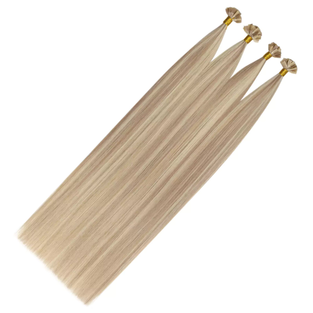 Ktip Extensions Kit Virgin Ktip Extensions Fusion Human Hair Highlights Ash Blonde #P18/613