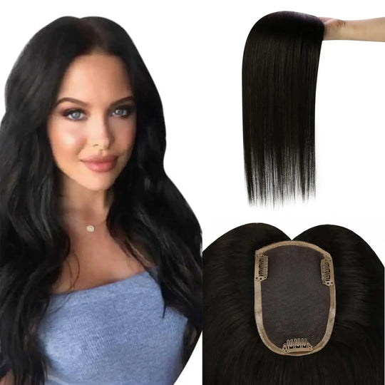 off black human hairpieces for women