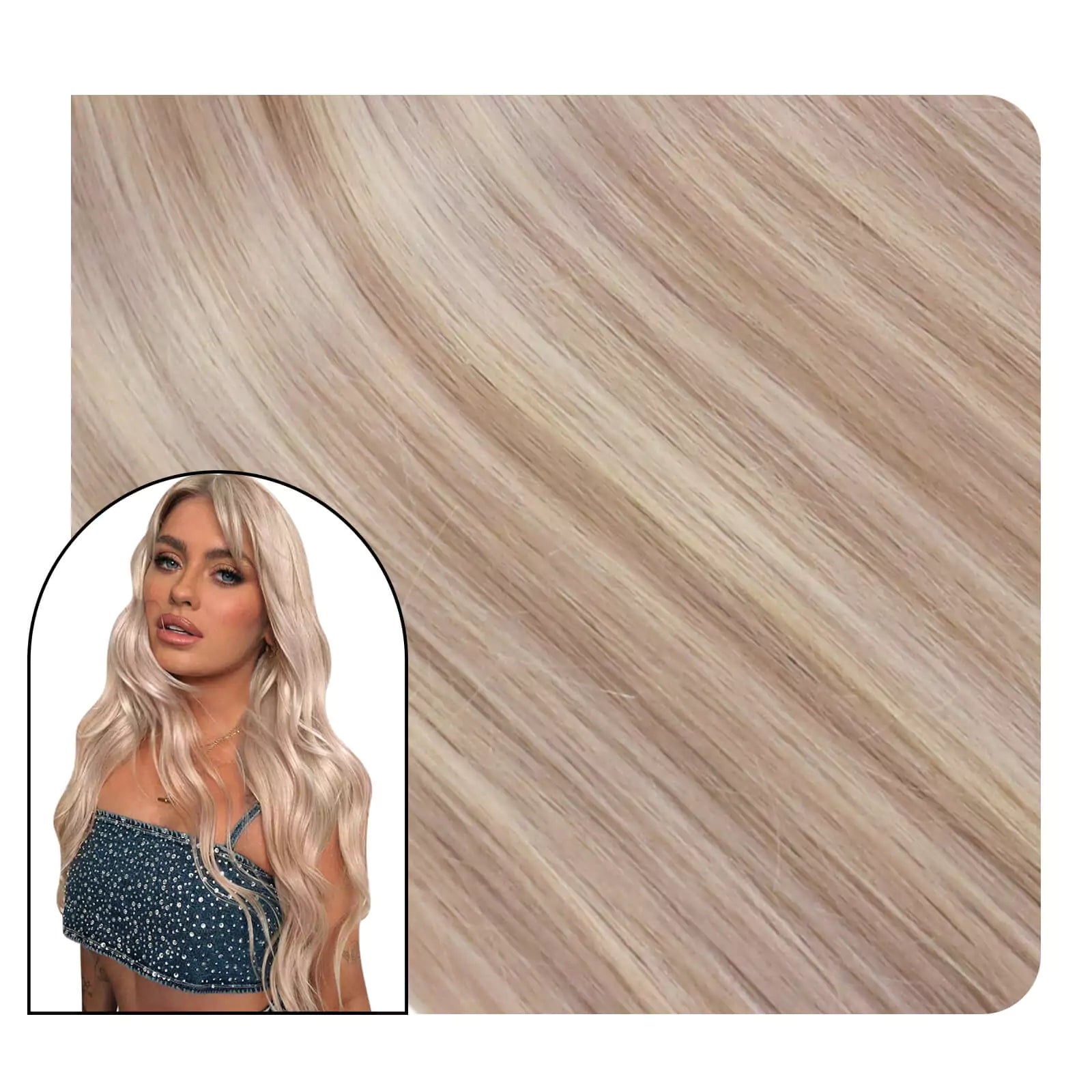 highlight clip in hair extensions real human hair
