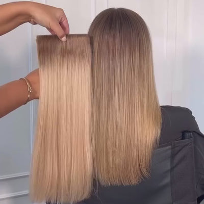 apply tape in weft hair extensions long weft hair