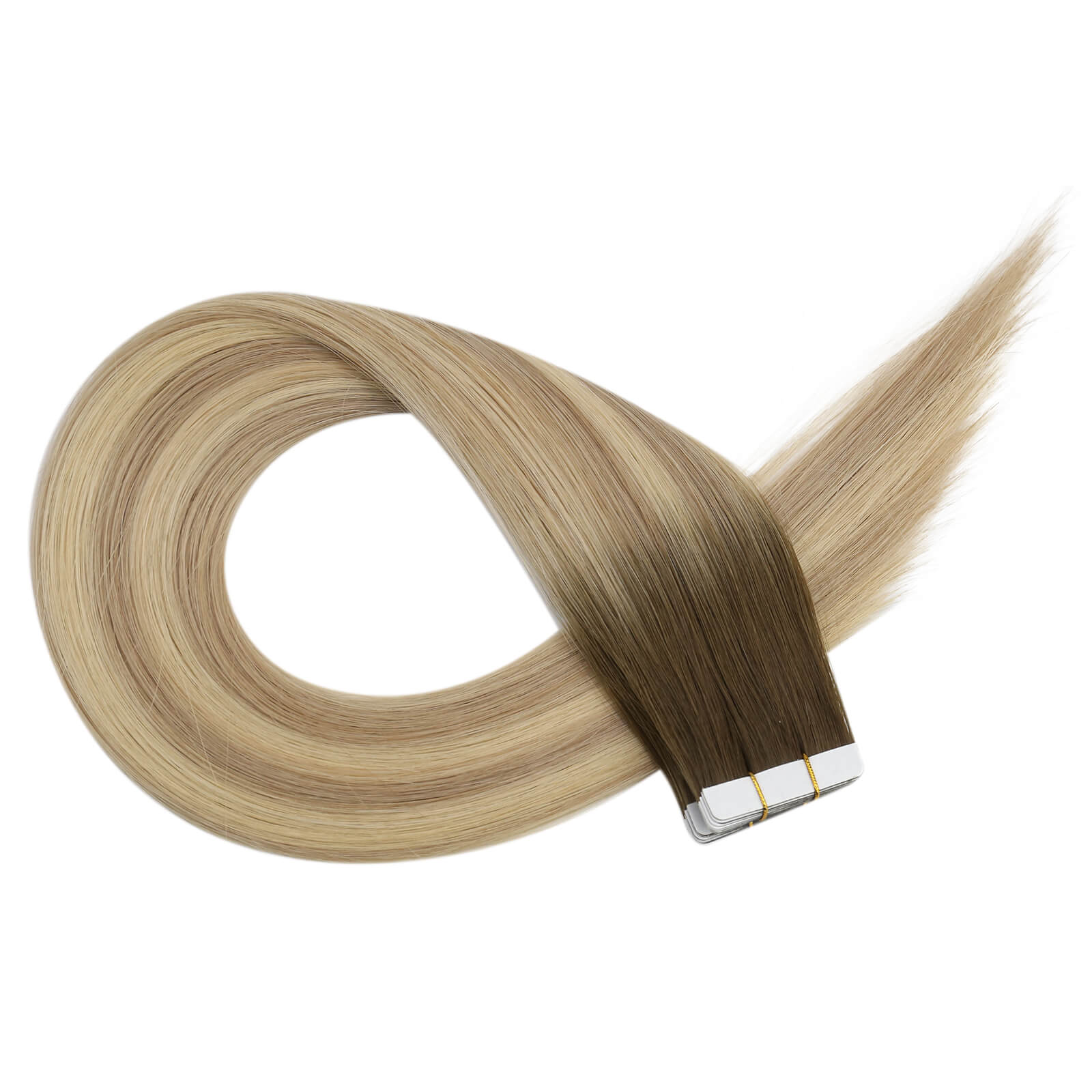balayage virgin hair extensions tape in hair