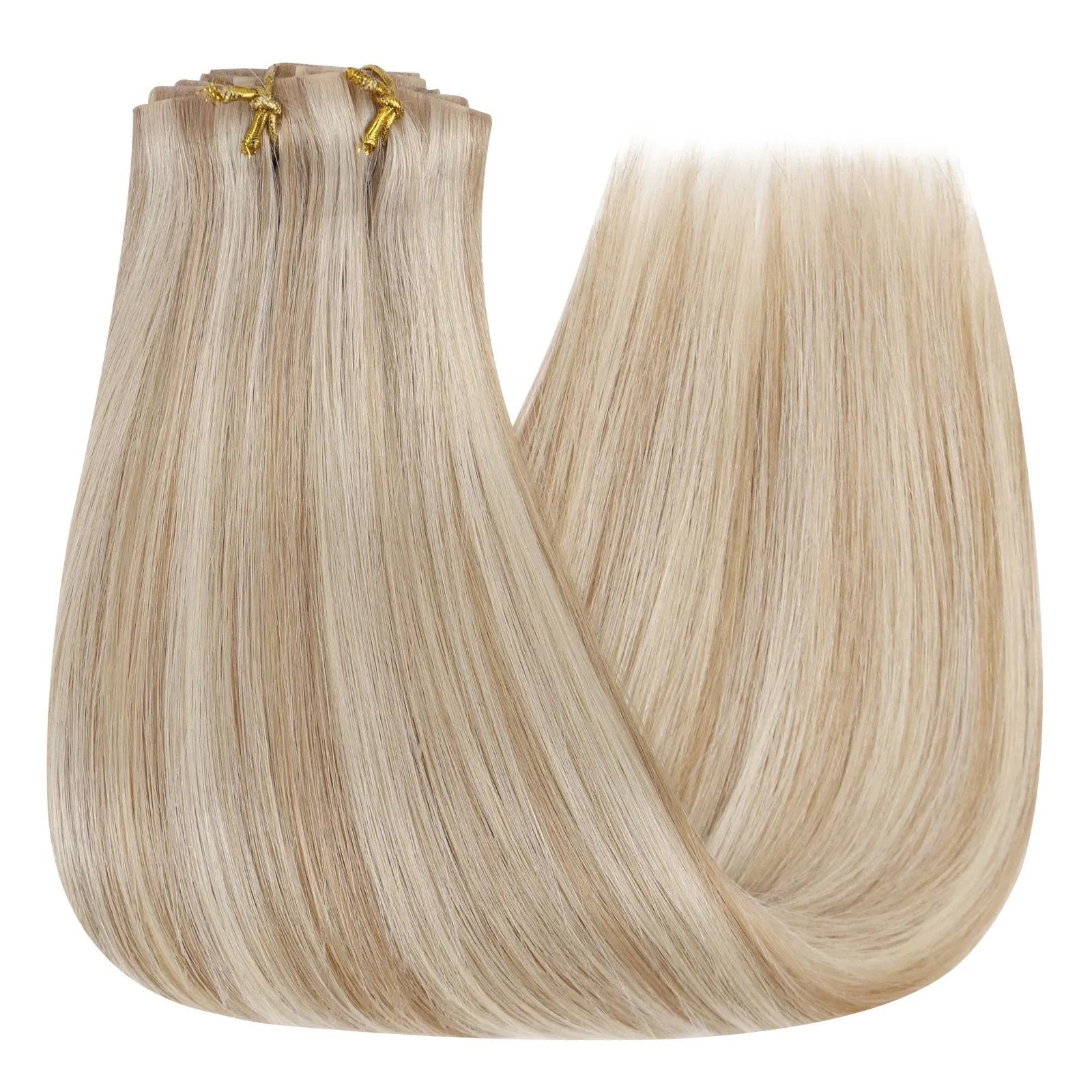 best seamless human hair extensions blonde hair
