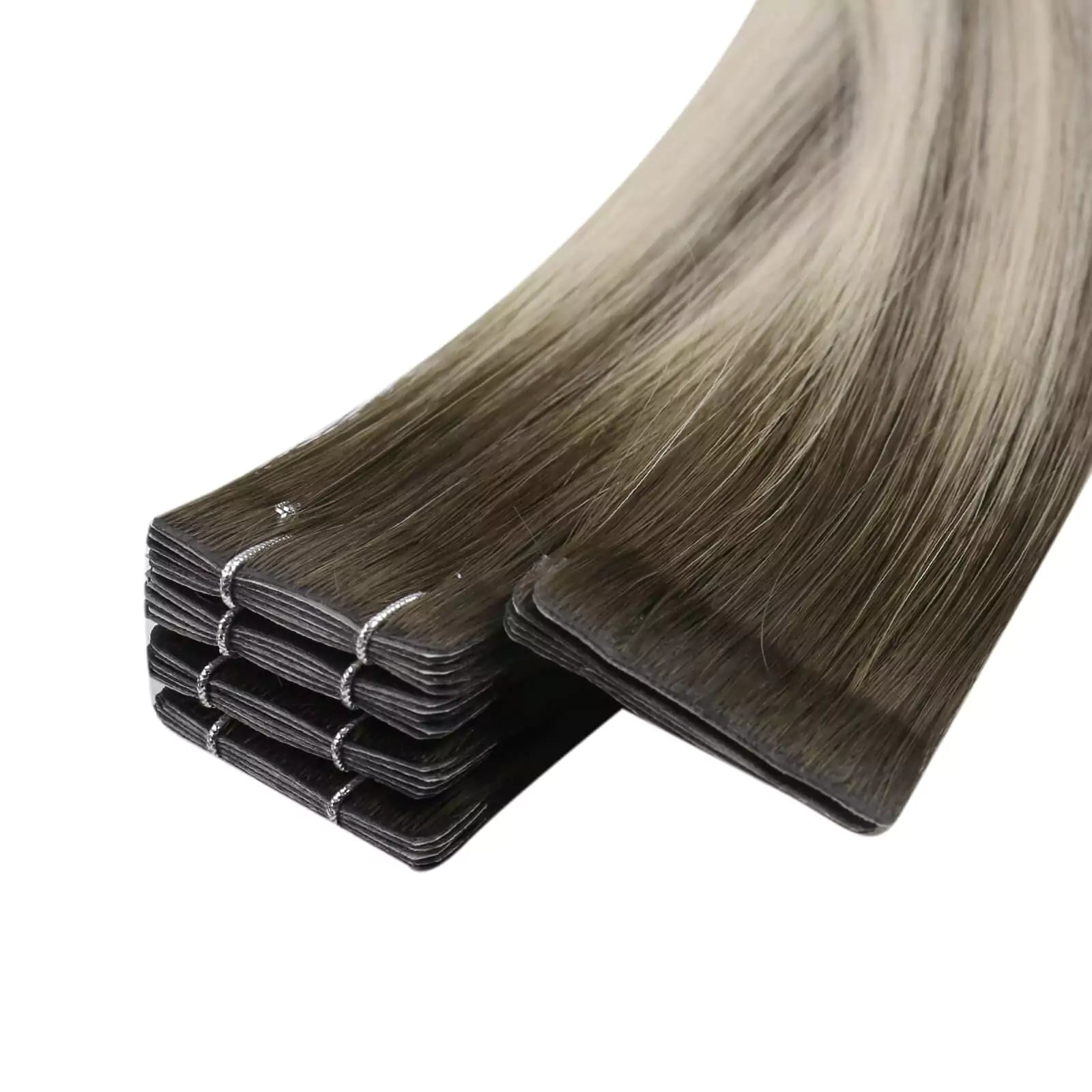 seamless injected tape in hair extensions for women
