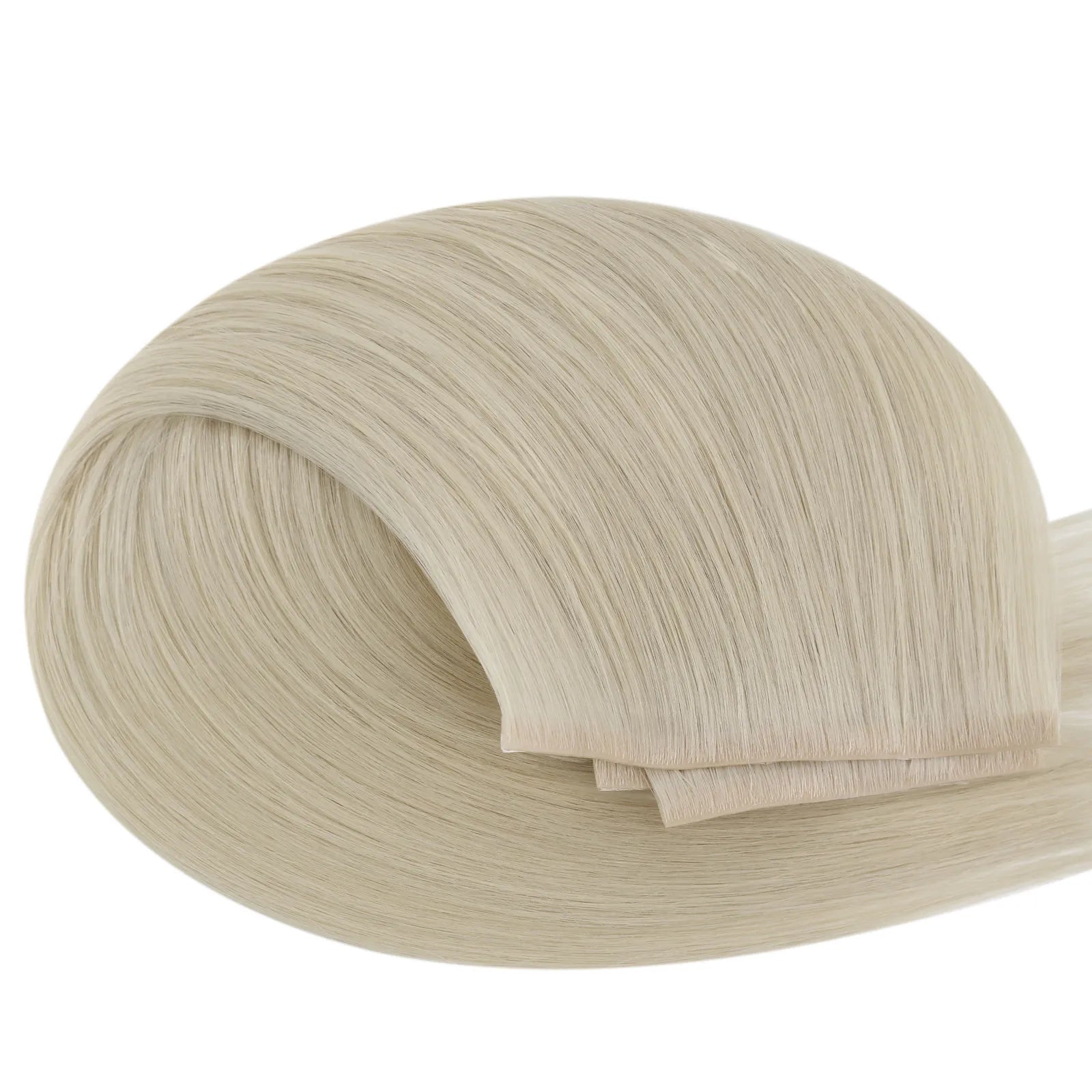 blonde tape weft hair extensions real human hair