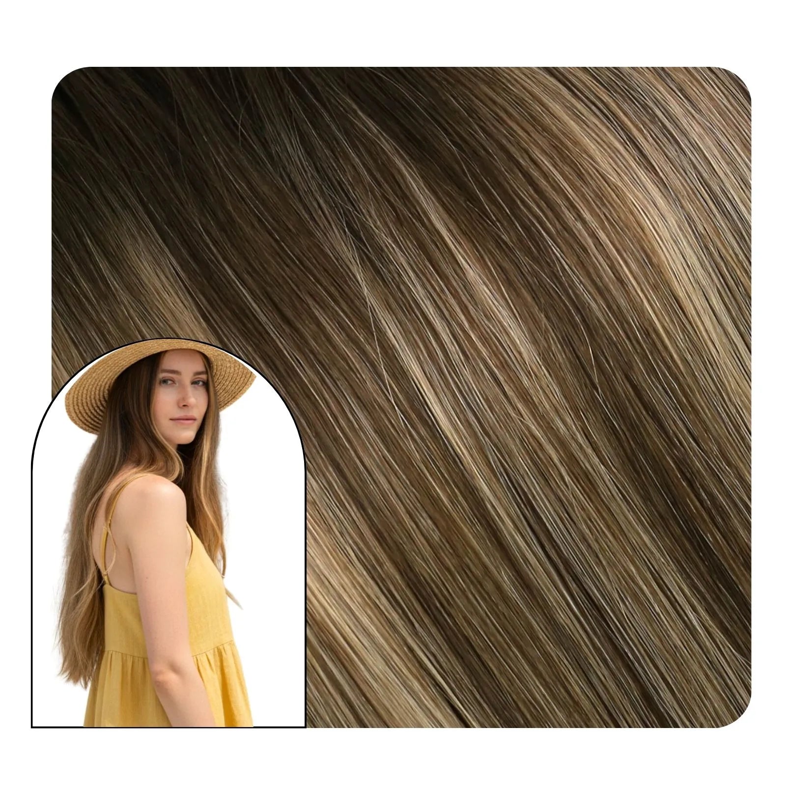 invisible tape in weft hair extensions