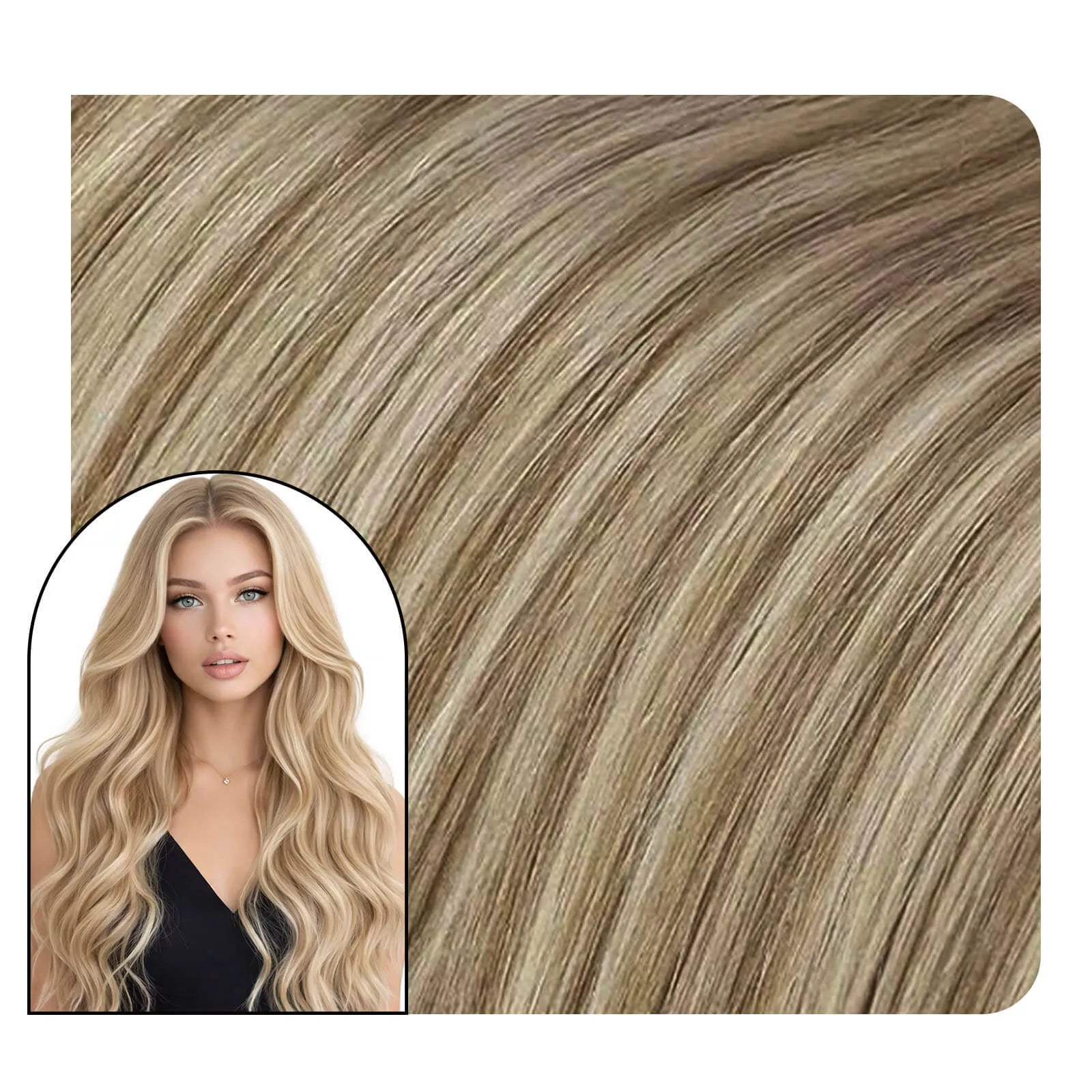 sew in hair extensions highlight blonde hair