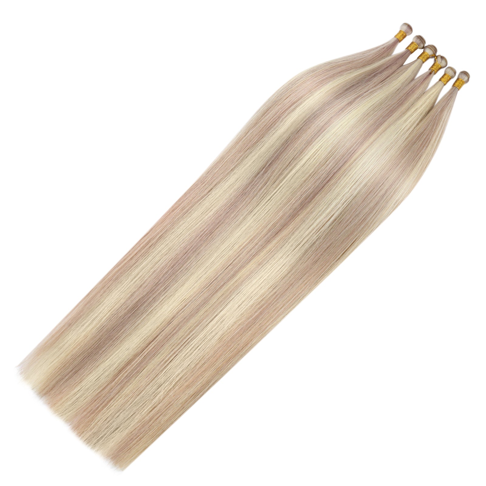 [Virgin+] Highlight Hybrid Weft Hair Extensions Ash Blonde #P18/613