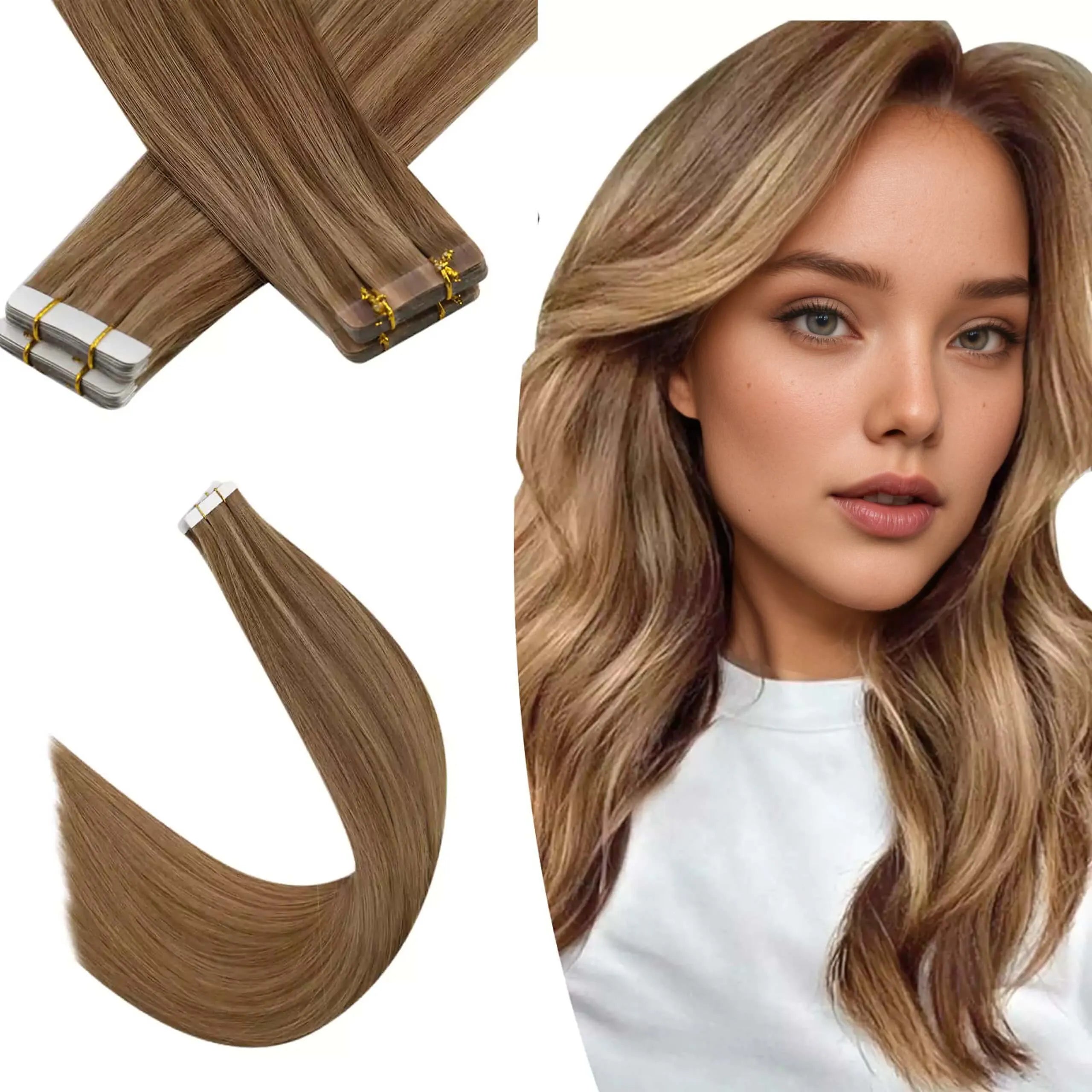 best tape in hair extensions#P6-10