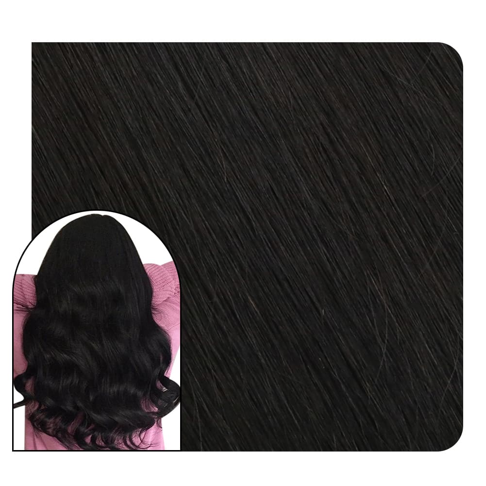 clip in human hair extensions for full head