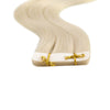 tape in extensions blonde human hair