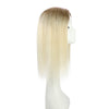[Density Upgrade 150%] Remy Hair Ombre Brown to Blonde Wiglets Hairpieces For Thinning Hair Hand-made Topper  T10/613