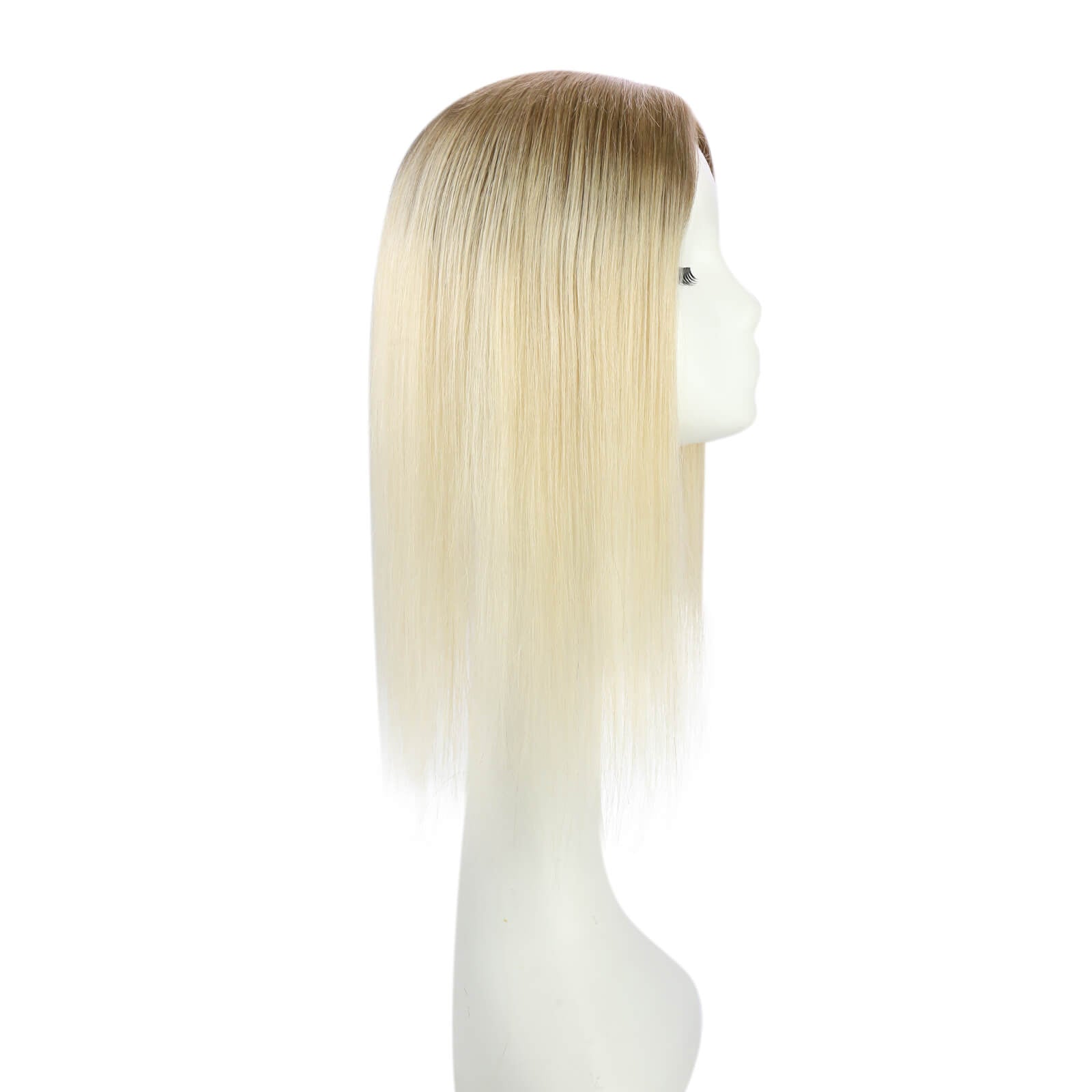 ombre brown with blonde toupee human hair system for thinning hair
