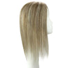 [Density Upgrade 150%] Middle Base Real Human Hair Fringe Topper for Women #8/60