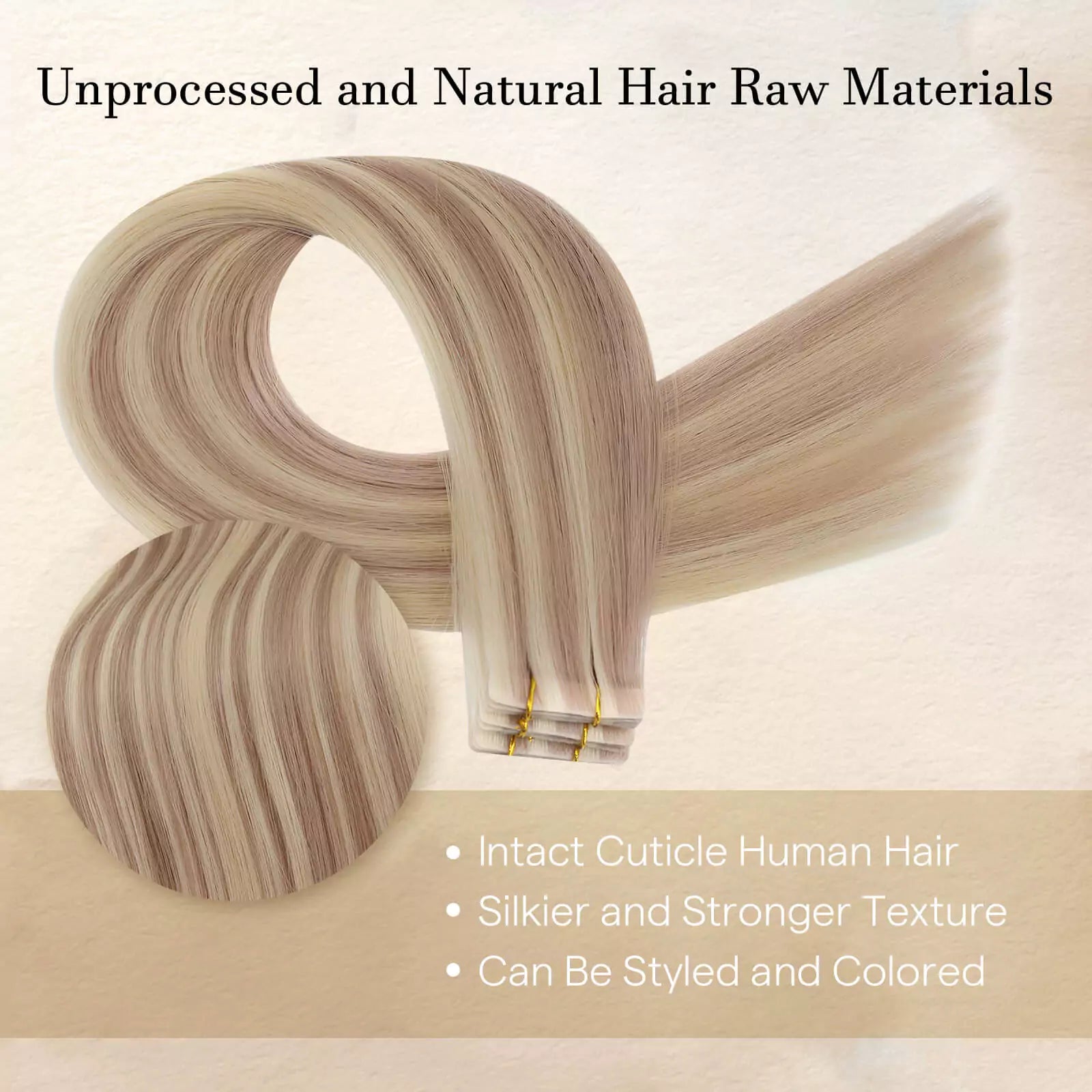 injected tape in hair extensions