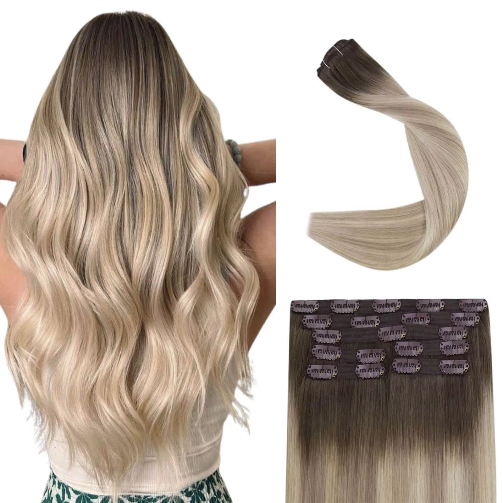 virgin clip in hair extensions