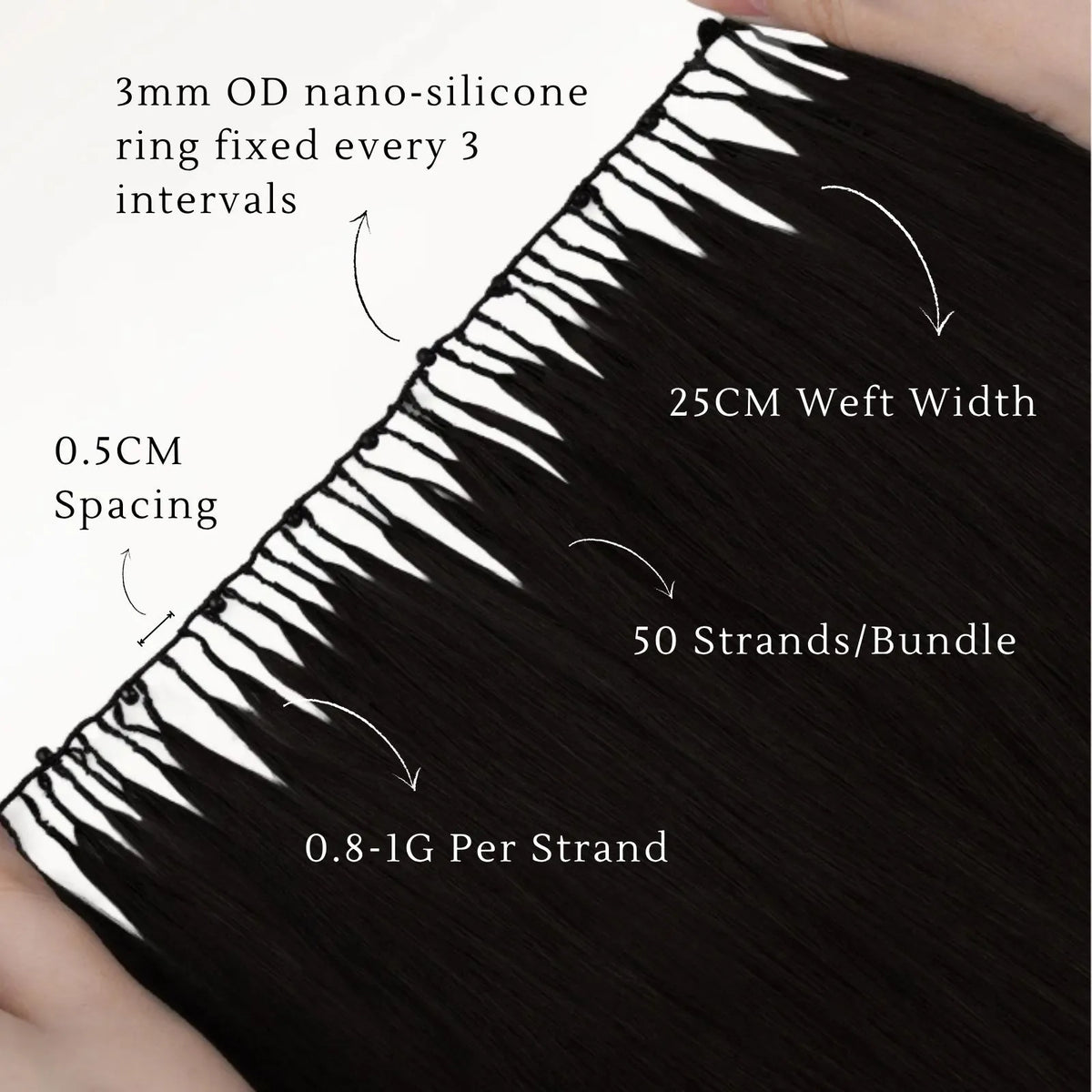 [Pre-Sale]Virgin Feather Weft Hair Extensions Creamy Ash Blonde Highlights #P18/613
