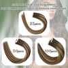 invisible tape in human hair extensions #DU