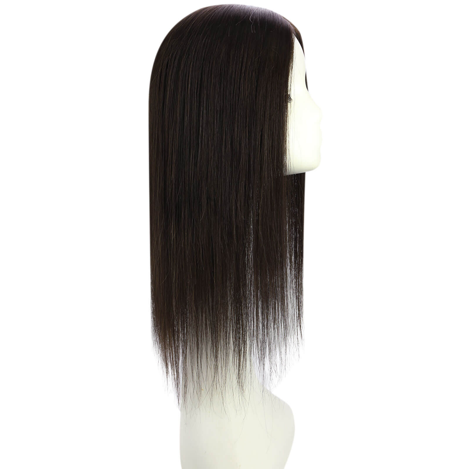 high quality invisible virgin human hairpieces for women