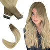 Balayage Invisible Tape in Extensions Human Hair For Women #8/27/60