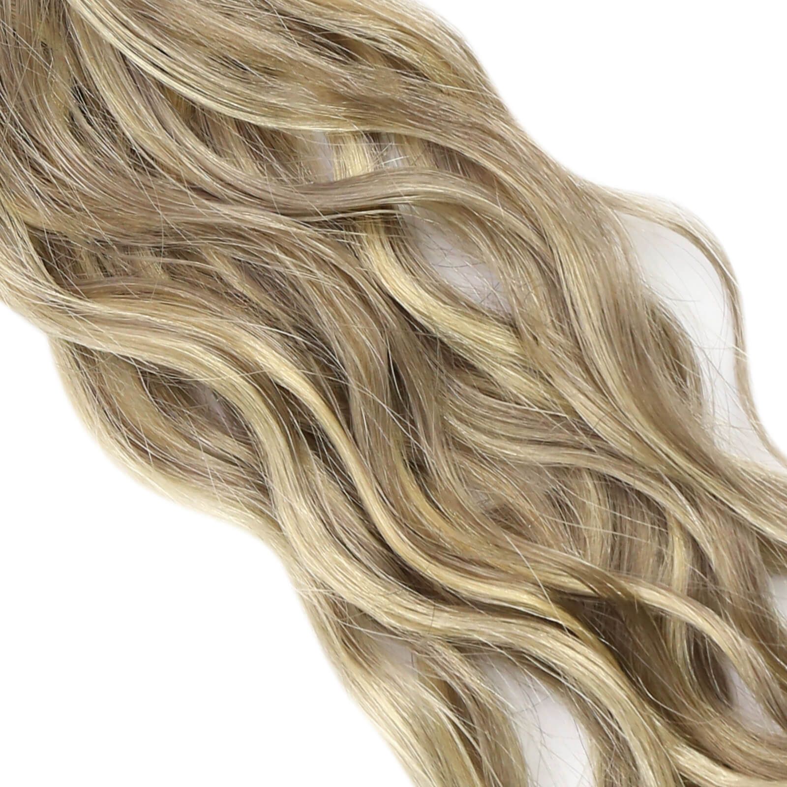 natural wavy injected tape in hair extensions