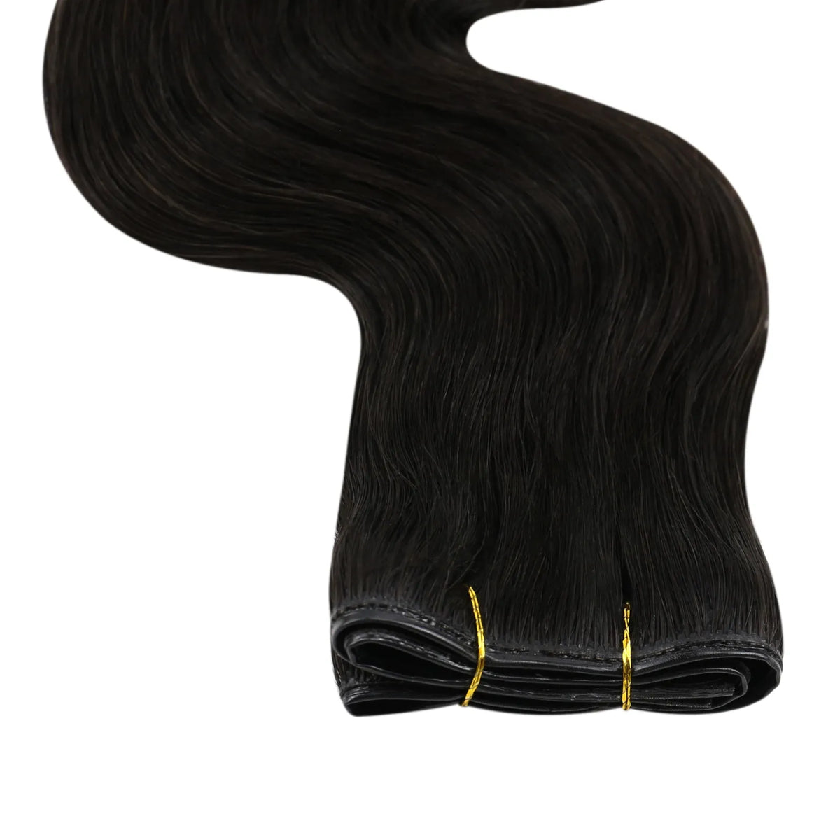 [Pre-sale] Butterfly Hair Extensions Body Wavy Human Hair Off Black #1B
