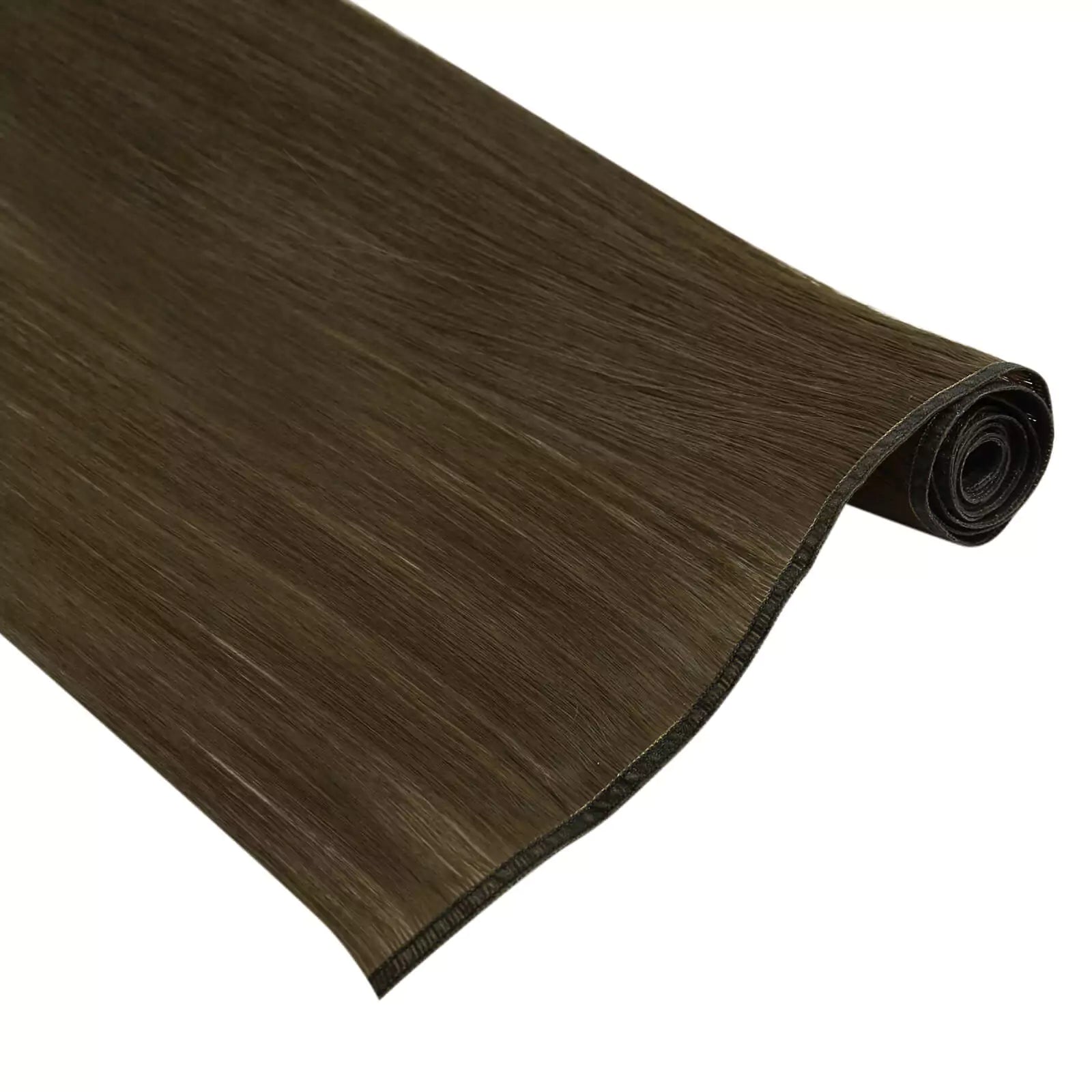 [Virgin+] Flat Slik Weft Hair Extensions Sew in Hair Bundles Virgin Hair Brown #4
