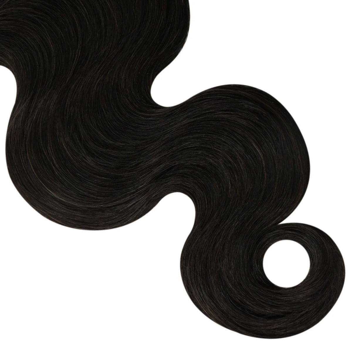 [Pre-sale] Butterfly Hair Extensions Body Wavy Human Hair Off Black #1B