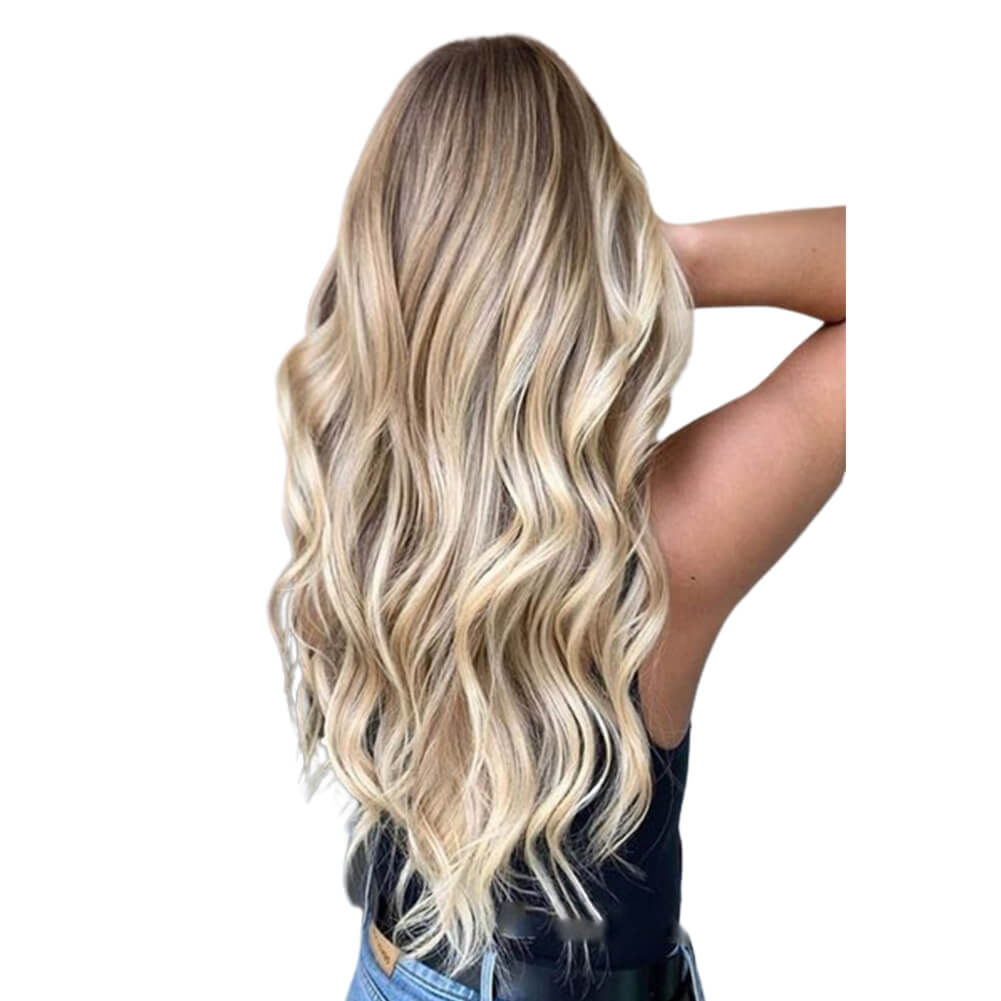 Beach Wavy Tape in Extensions 100% Human Hair Balayage 4/10/16