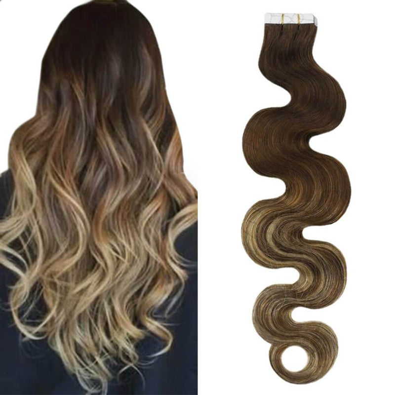 Invisible Hair Extensions Tape on