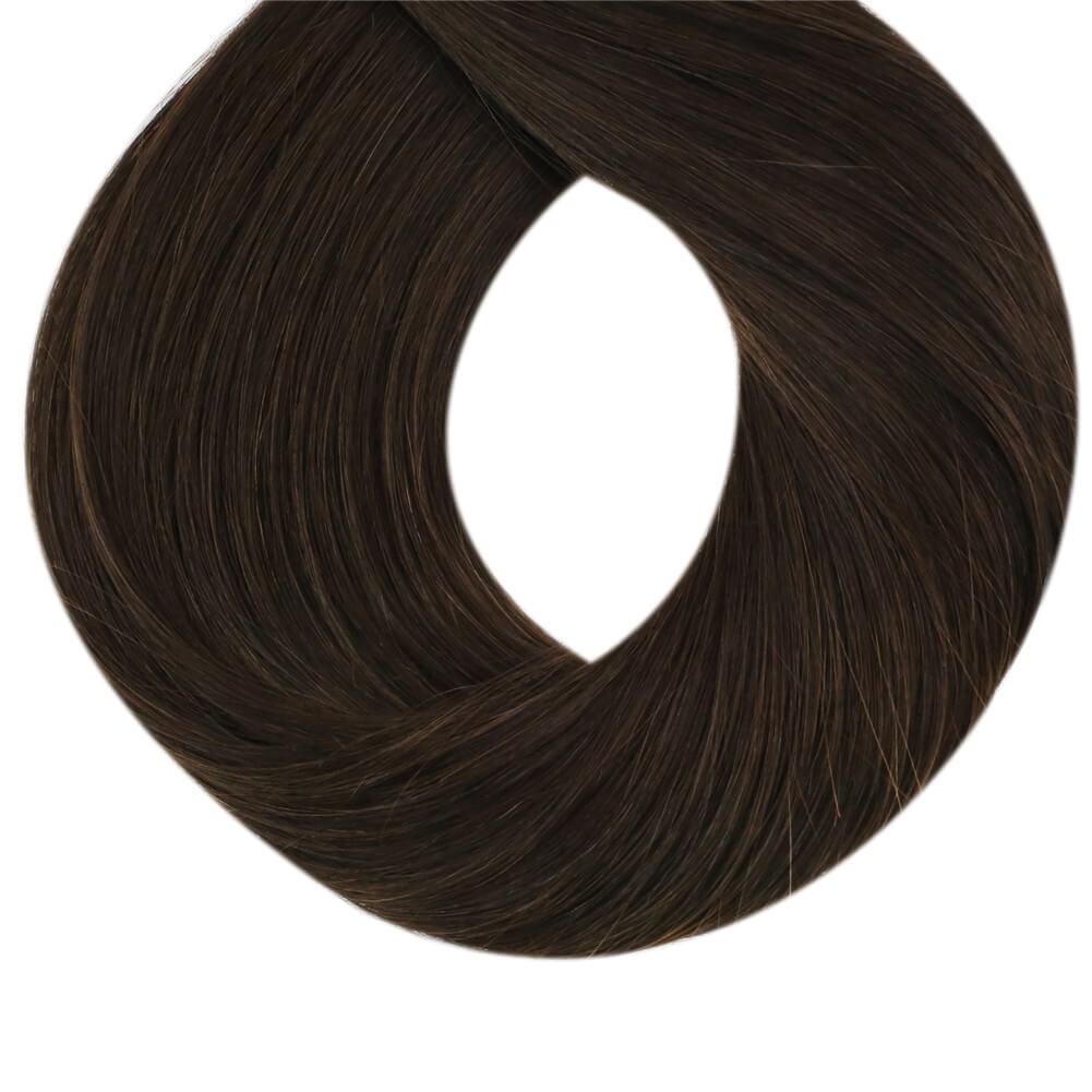 Itip Real Hair Extensions 22Inch I Tip Fusion Hair Extensions 4 Dark Brown