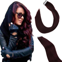 Seamless PU Skin Weft Tape in Hair Extensions