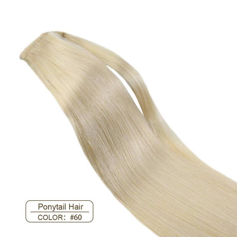 Ponytail Hair Extension Blonde Color #60