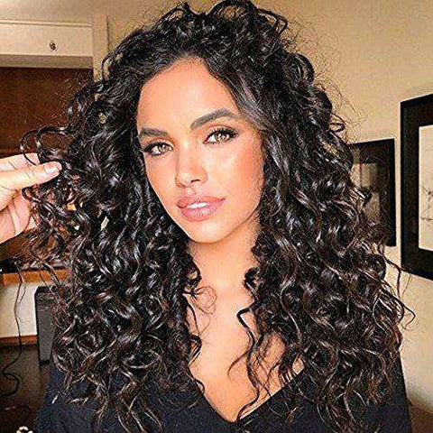 Curly in Hair Extensions Human Chocolate Brown Color Sale #4 – UgeatHair Official Store