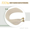 Silky Straight Keratin Human Hair Extensions 0.8g/Strand 40Gram