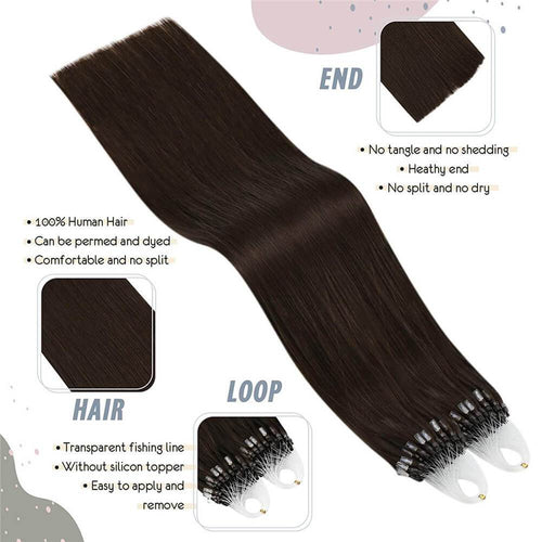 Micro Fusion Hair Extensions For Thin Hair to Add Volume and Length ...