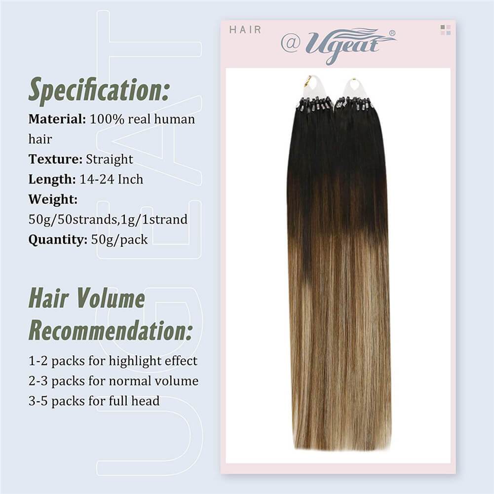 Micro Links Hair Extensions Remy Human Hair
