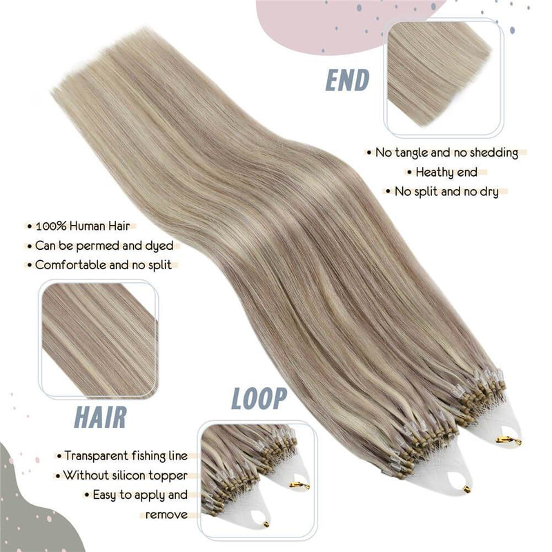 Micro Ring Remy Hair Extensions