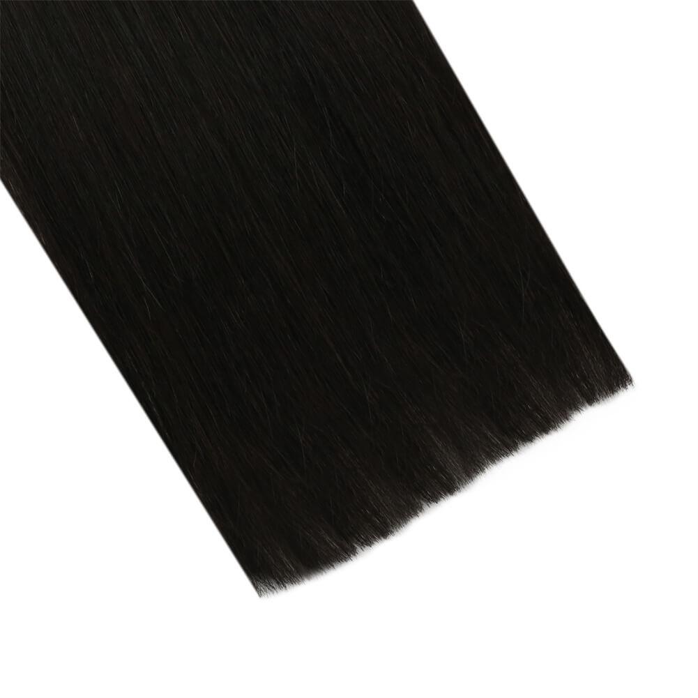 Nail Tip Remy Human Hair Extensions Silky Straight 2