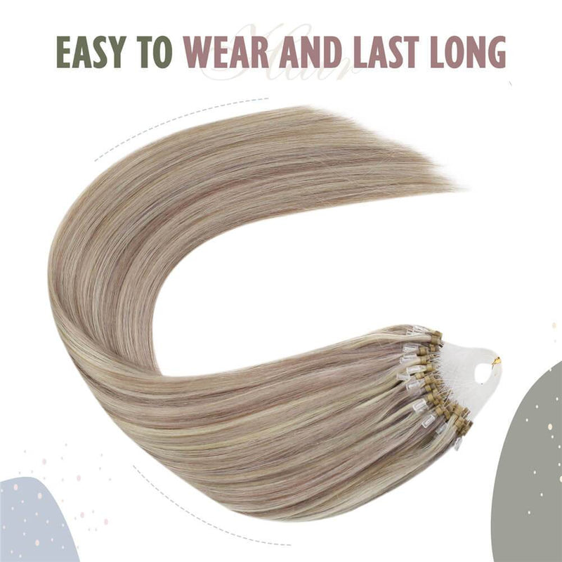 Cold Fusion Hair Extension 50g Micro Loop Remy Hair Color