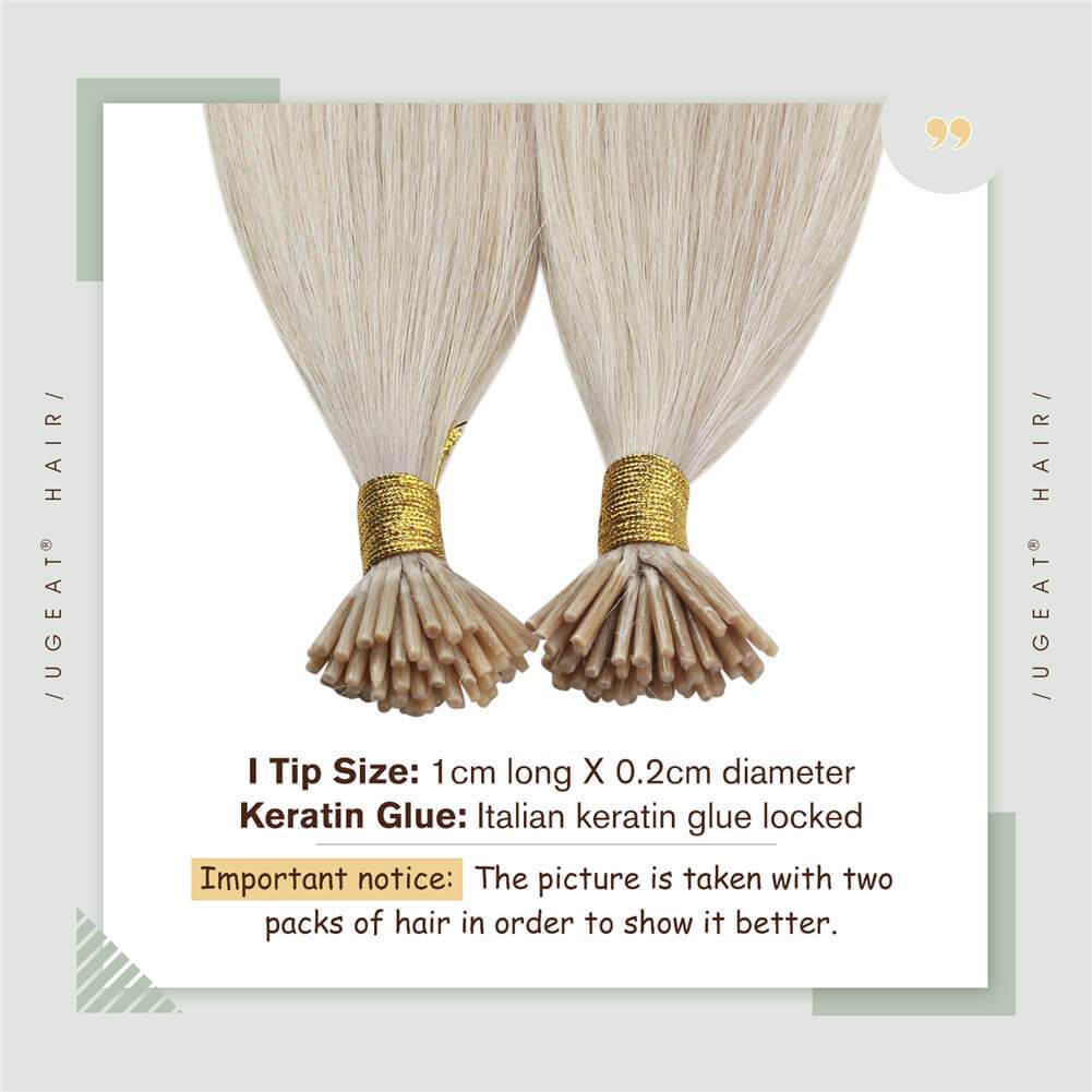I Tip Fusion 100% Natural Human Hair Extensions 40Gram/50Strands