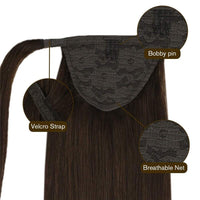 Straight Hair Ponytail Real Remy Human Hair