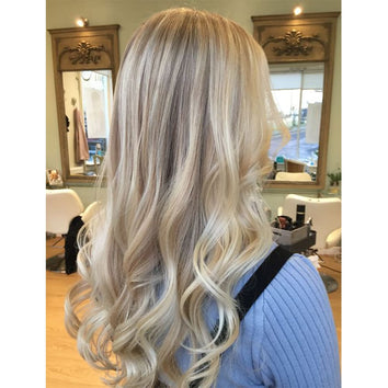 Human Hair Lace Front Wigs with Baby Hair Blonde Color Body Wave Style #18/613-UgeatHair