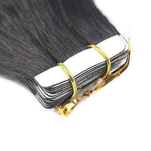 100% Human Hair Extensions Tape in nature wave