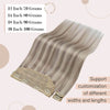 Wire Hair Extensions Real Human Hair Transparent Fish Line