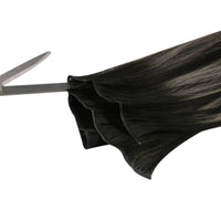 black balayage hair extensions virgin human hair