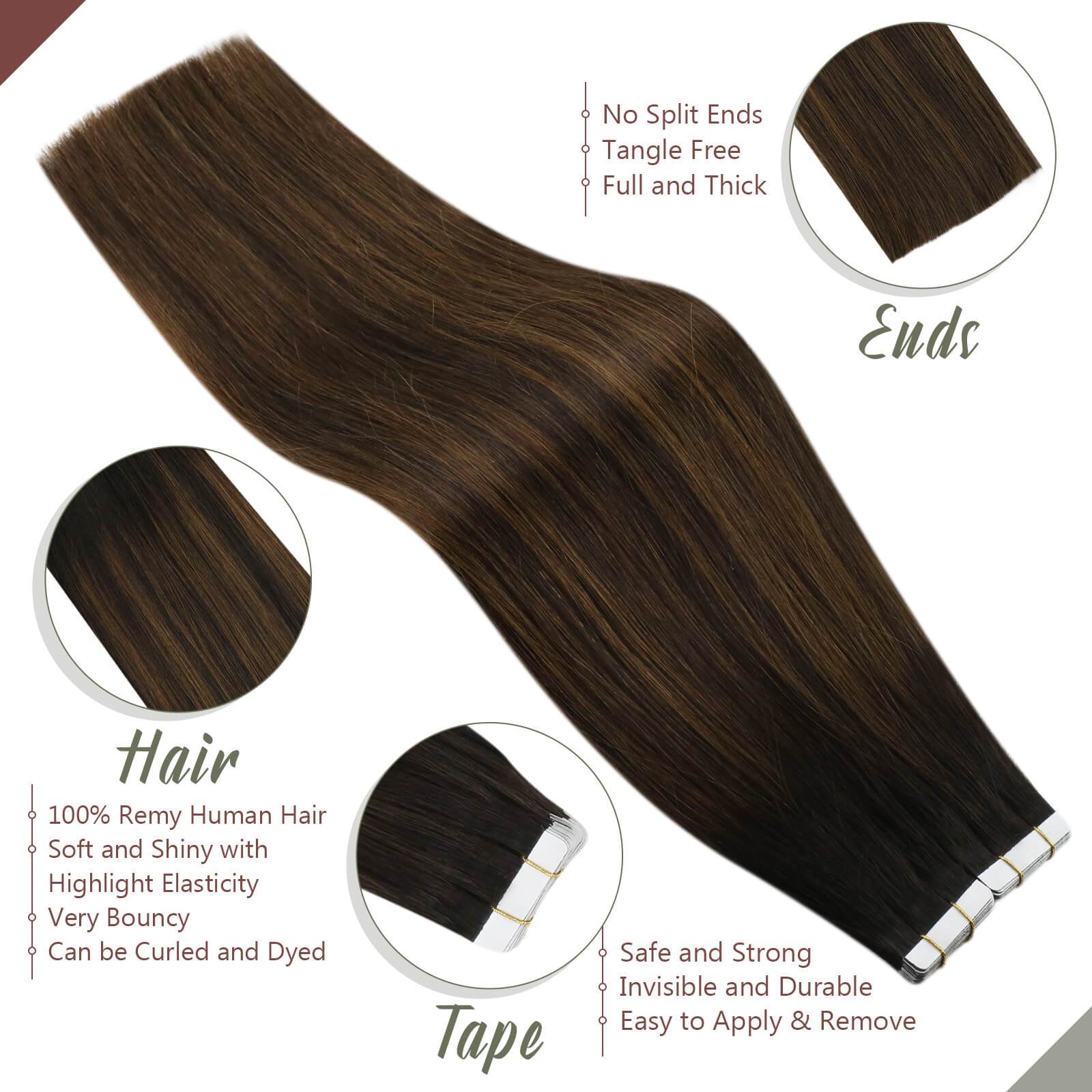 Color Brown 2 to Brown 6 Mixed Brown 2 best selling hair extensions