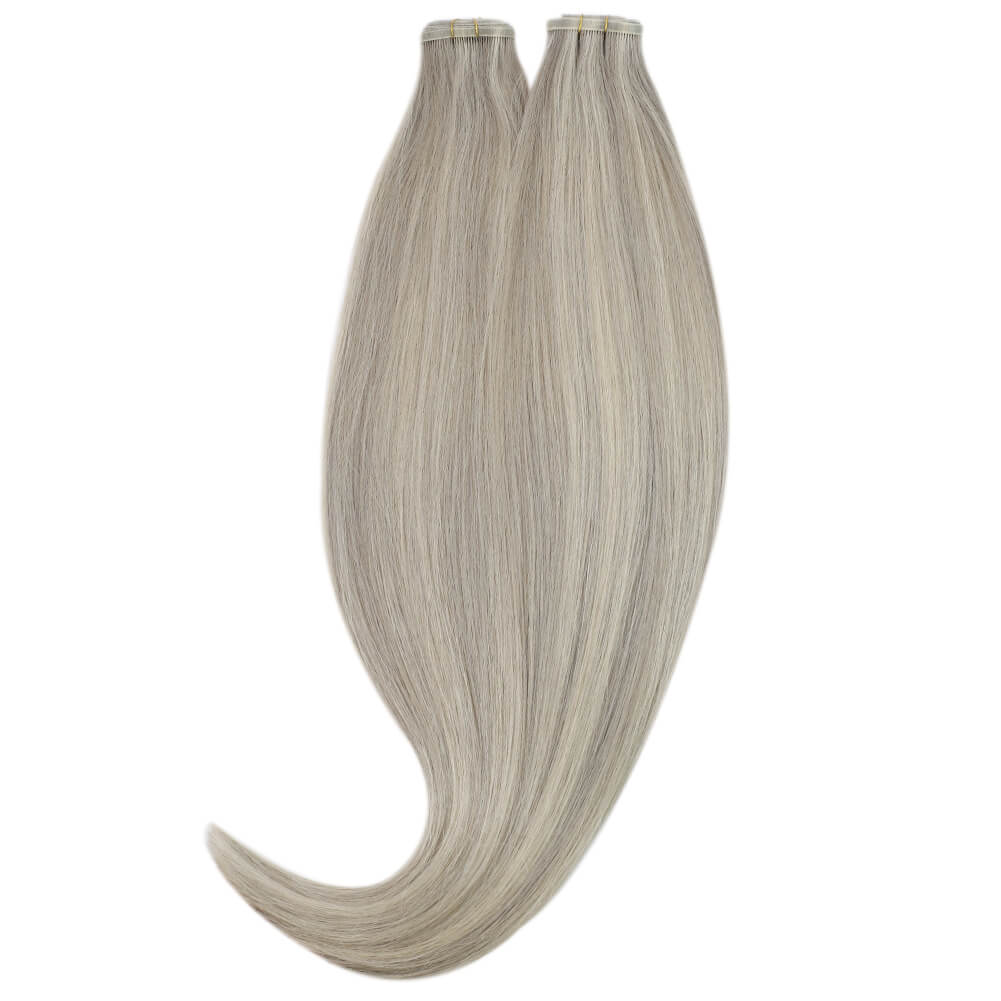 Highlight  Seamless Weft Flat Silk Weft Hair Extensions