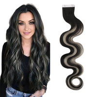 Boay Wave Tape in Hair Extensions 100% Human Hair